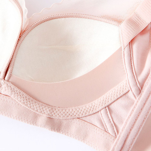 Yue Joy 2024 Spring New Silk Thin Bra Fashion French Bra Breathable Mesh Push-up Bra Without Steel Cup