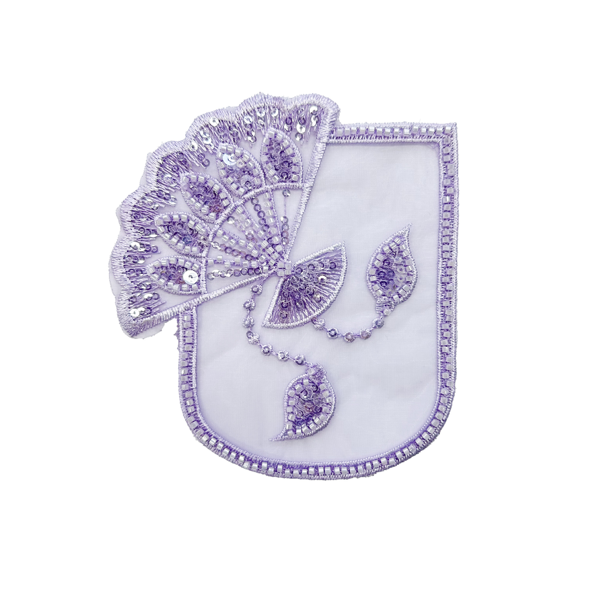 Macarón bordado de sequillas de tela de malla transparente lindas campanas de ardilla DIY ropa bolsas accesorios de decoración complementarios image 11