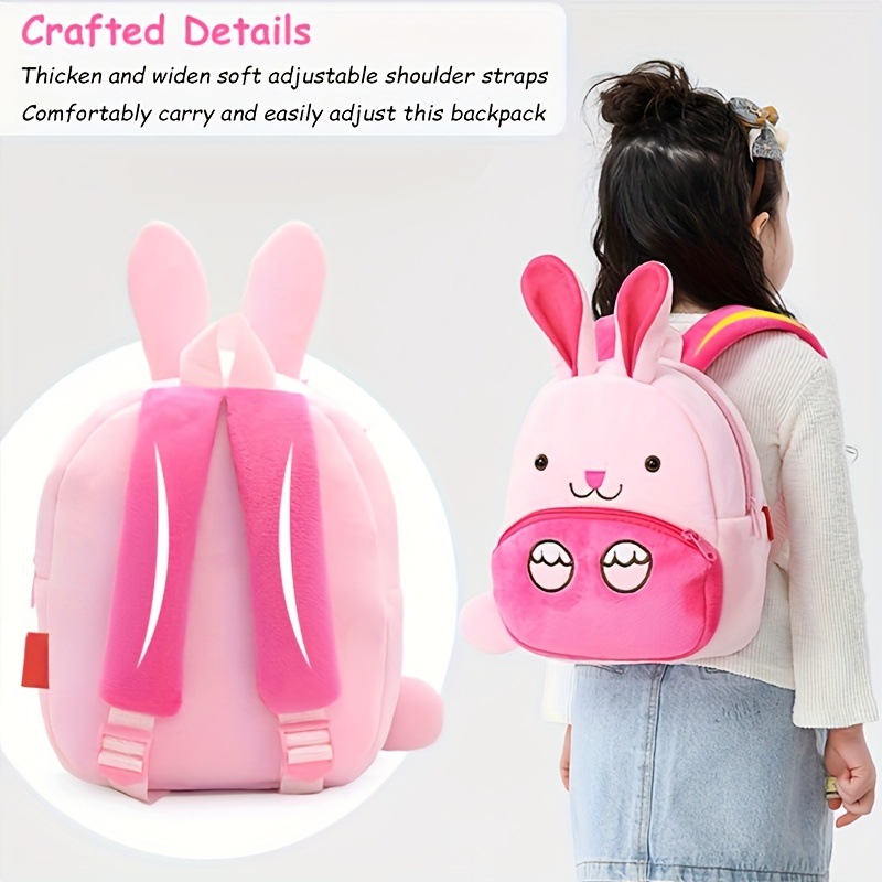 Transfronterizos Backpack Plush Cartoon Animal Mini Mochilas Viajes