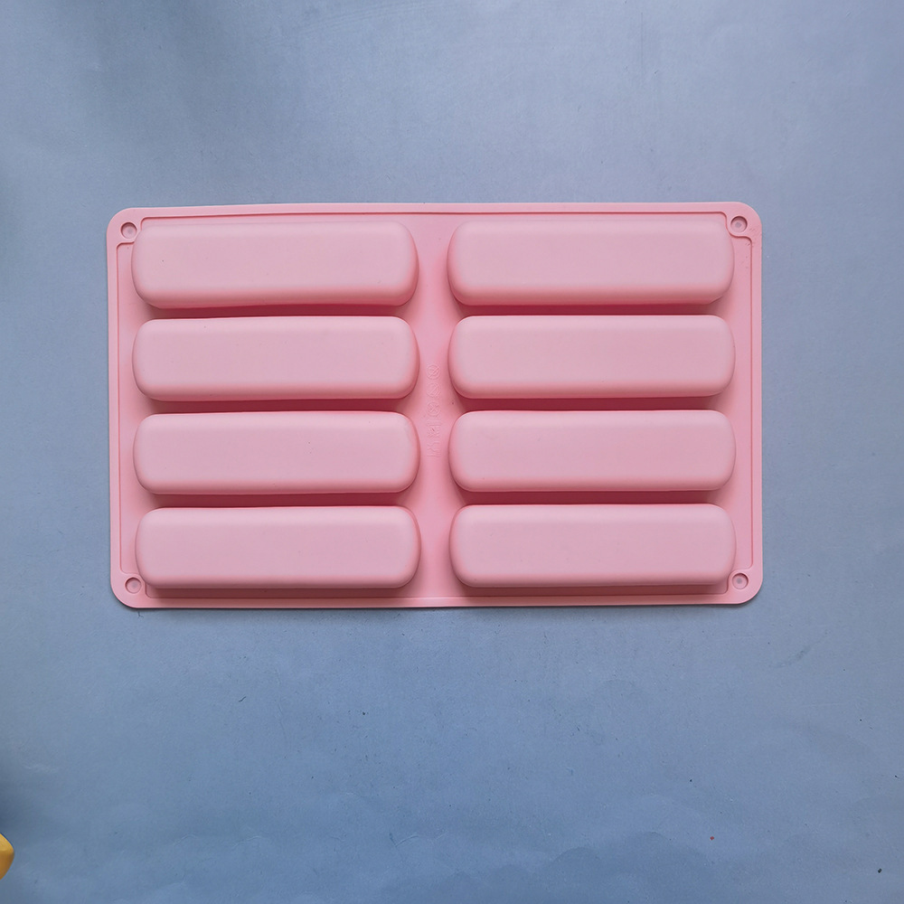 8 galletas de dedo 408 pastel de chocolate molde de silicona molde de jalea torta molde de pan herramientas de horneado