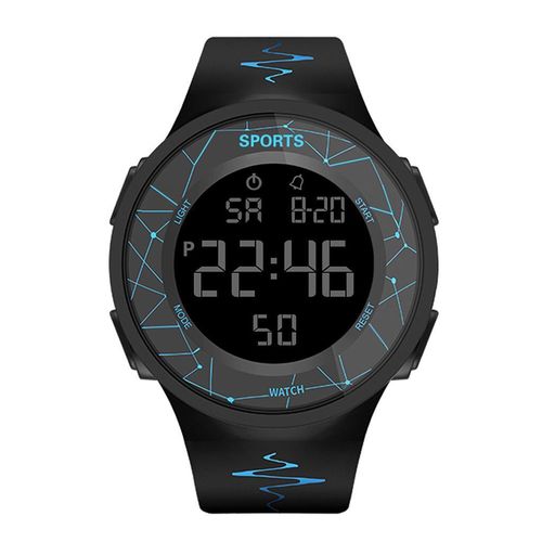 New waterproof luminous electronic watch for men, trendy and simple, middle school students and teenagers multifunctional sports watch wholesale