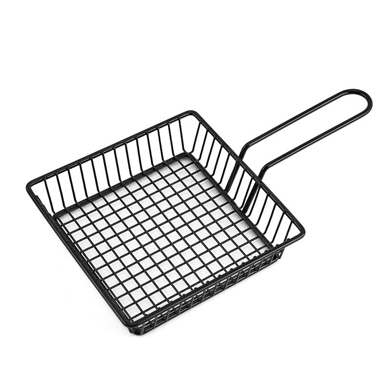 Cesta para papas fritas estilo americano, cesta para aperitivos, cesta para alitas de pollo fritas, cesta para comida de bar y restaurante occidental, cesta creativa para freír.