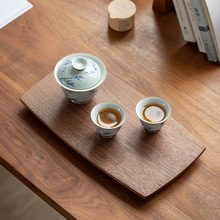 简约木质托盘日式茶杯茶盘实木家用手工咖啡盘点心批发木制托盘