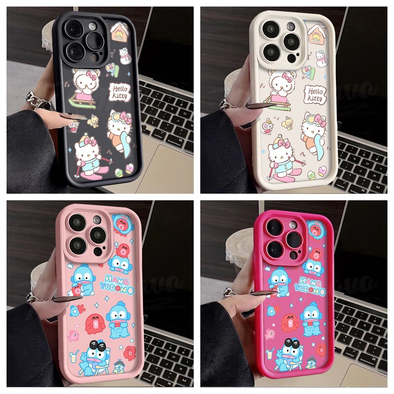 Suitable for Apple Iphone17Promax Mobile Phone Case Iphone16Pro Cartoon Anti-Fall 15Pro Protective Case Suitable for Apple Iphone17Promax Mobile Phone Case Iphone16Pro Cartoon Anti-Fall 15Pro Protective Case