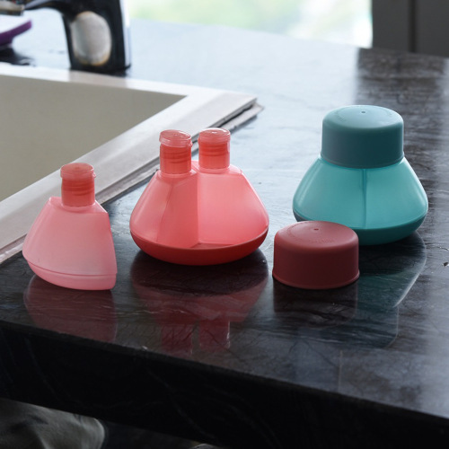 Travel bottle set portable storage bottle men's and women's shower gel shampoo cosmetic bag 3-in-1 travel bottle