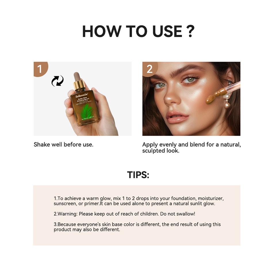 lakerain Bronze Color Essence and Wheat Color Tanning Essence undefined