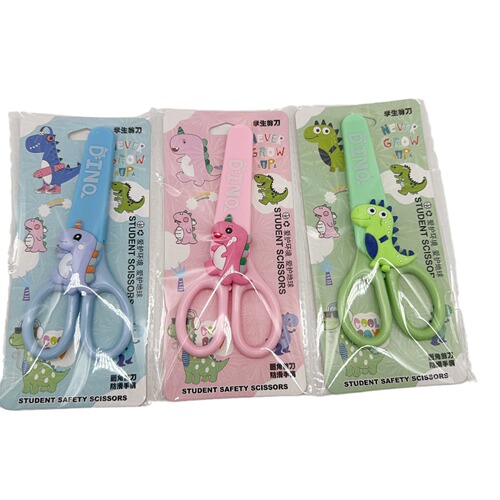 Sanrio children's safety scissors cartoon cute high-looking primary school students DIY cutting handmade knife with protective cover