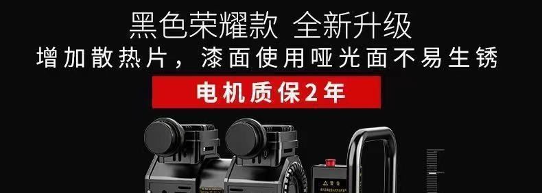 Silent Air Compressor, Oil-Free Air Compressor, High-Pressure Woodworking Spray Paint Portable 220V Air Pump