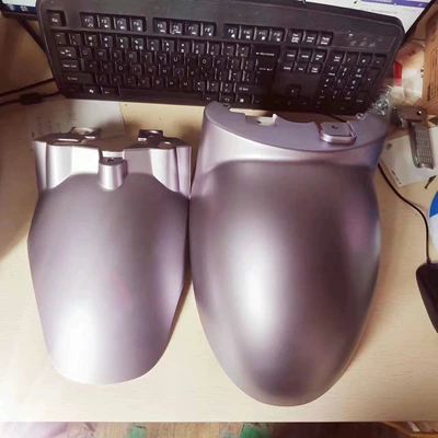fender of the Little Turtle King, Motorcycle Fender - matte-khaki-gray-small-turtle-king-front-mudguard-comes-with-installation-screws