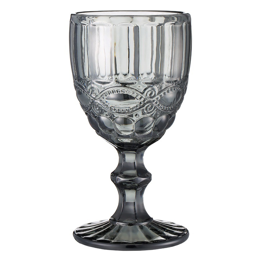 Fábrica directa copa de vino de vidrio copa de champán de color espesa copa de vino retro europea