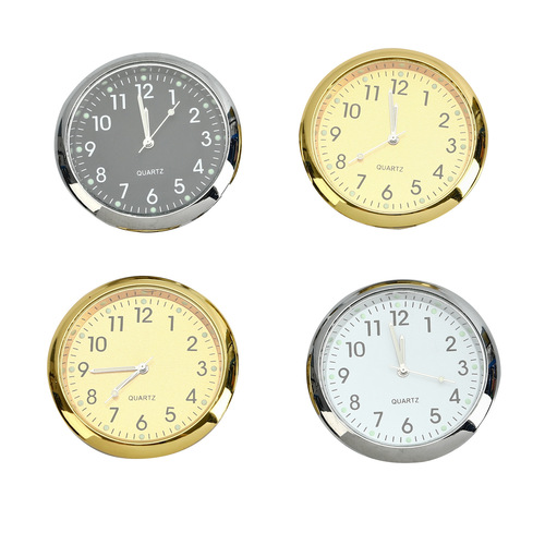 Ready Stock Fashion Car Clock Sticker Random Glowing Car Decor Accessory Dial One Piece Drop Shipping