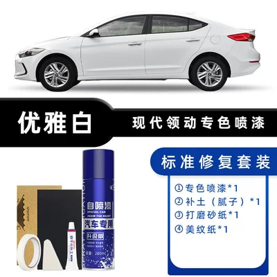 Modern Elegance White Self-Painting Ebony Black Blue Car Paint Scratch Repair Magic Touch-Up Pen (Avtomobil boya qələmləri) - color-classification-elegance-white-standard-repair-send-soil-simple-tools