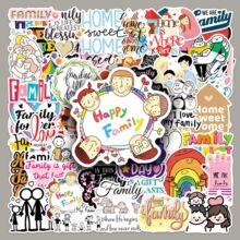 50��Family��ֽӢ�ĸ��Լ�ͥ����羳��ˮ���������ز��̲豭��ֽ
