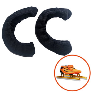 Spot supply of double black adult short track elastic skate set speed skate set short track speed skate shoe set