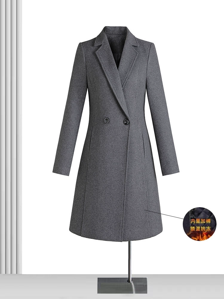 Утолщенные хлопчатобумажные шерстяные пальто женская рабочая одежда Отдел продаж банка