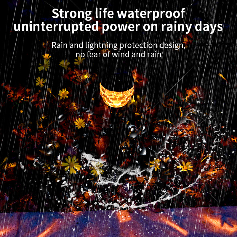 Solar impermeable al aire libre jardín lámpara hogar césped lámpara tierra enchufe jardín Villa paisaje decoración iluminación luz y sombra lámpara