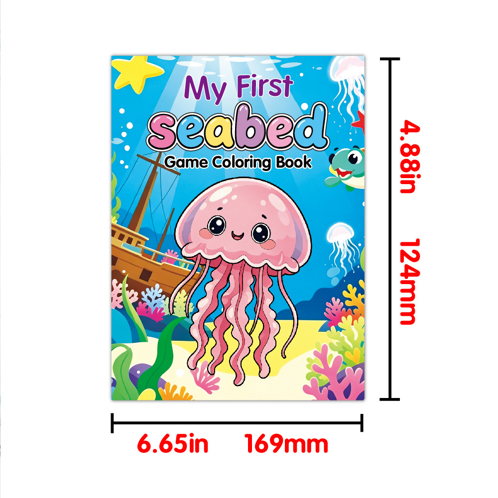 Libro de Colorear y Juegos para Niños Papel Educativo para Fiestas y Juegos Infantil image 7