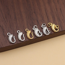 S925���y �pȦ�\����С�~S�����~�� DIY����ִ����K��β���B�ӿ�