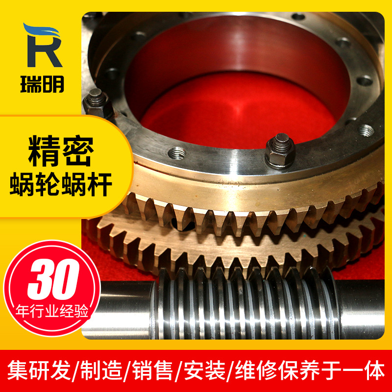 非标扇形精密型双导程蜗轮蜗杆 A250 1个头航空航天用轮杆