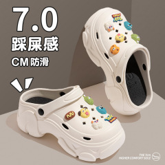Evaは糞感の厚い底を踏んでいます。