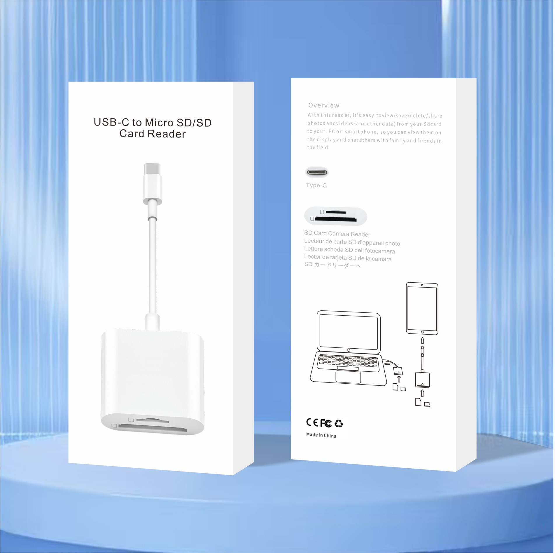 Tipo-c a SD Tarjeta de la Cámara teléfono móvil dedicado lector de tarjetas OTG TF tarjeta de memoria de alta velocidad cable adaptador de ventas directas de fábrica