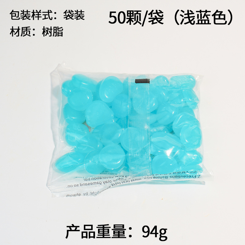 Explosiva villa jardinería en macetas paisajismo guijarros resina de color piedra fluorescente piedra luminosa artificial piedra luminosa