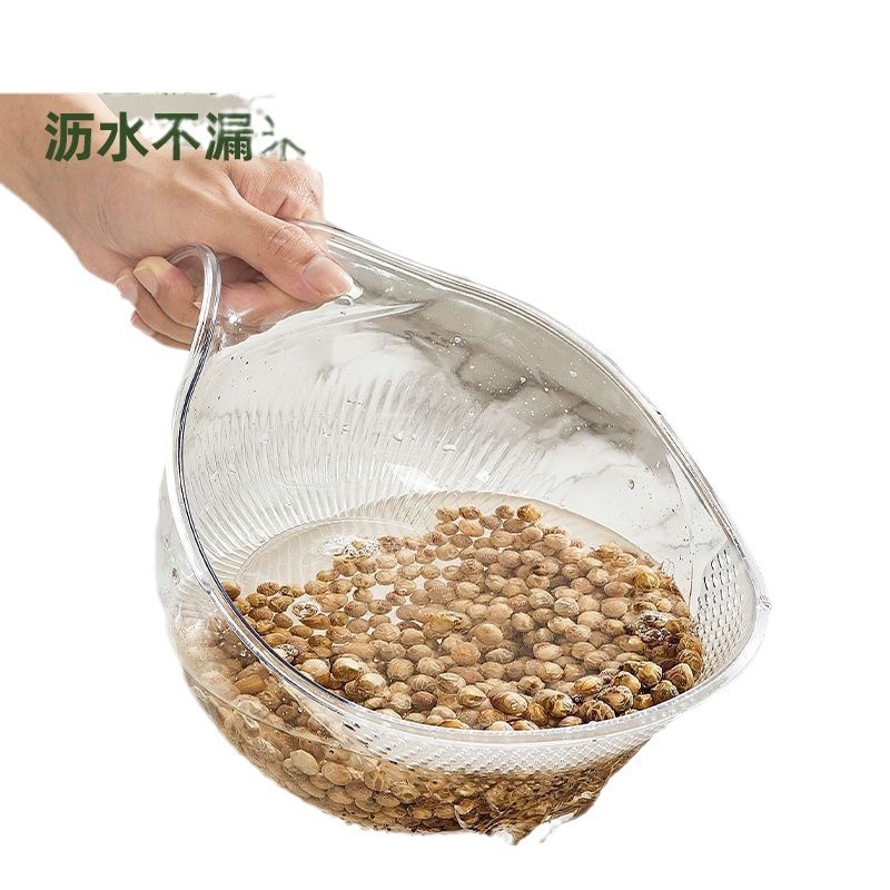 淘米神器洗米筛淘简约厨房用品沥水篮多功能洗菜淘米篮|undefined