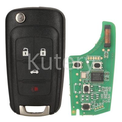 433 Frequency Id46 Chip, Car Keys - 315mhz-no-pit-on-the-back-plane-4-keys