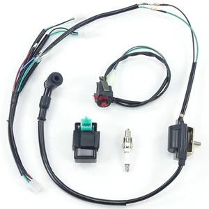Off-Road Motorcycle Atv Accessories 50 70 90 110Cc Foot Start Wiring Harness Coil Ignition High-Voltage Electrical Components