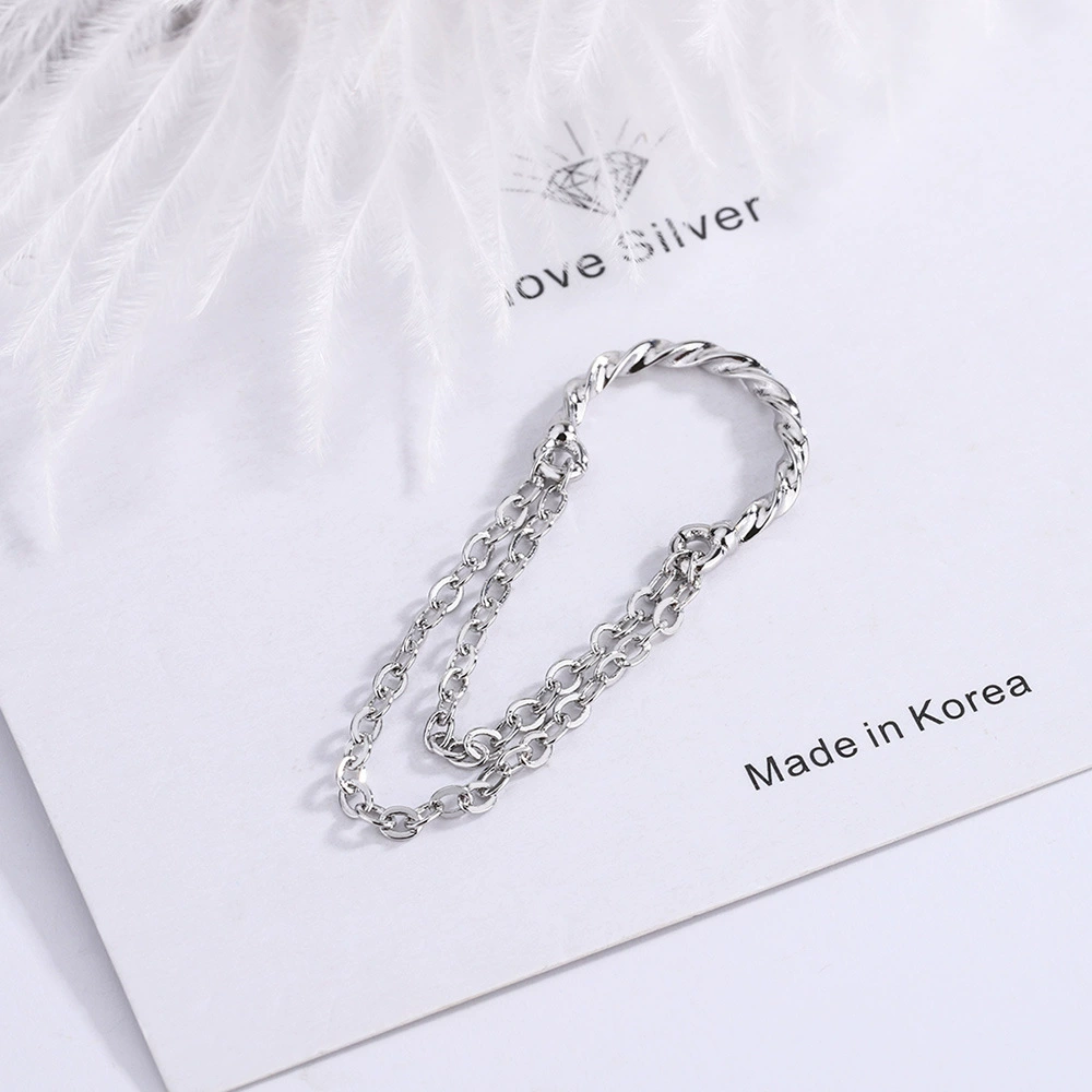 Small golden chain, earrings, ear clips, no pierced ears, simple and elegant design, Korean style