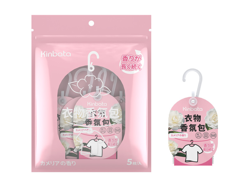 日系KINBATA衣柜香氛包5枚装衣柜衣服持久香气香囊包香薰包芳香包|undefined