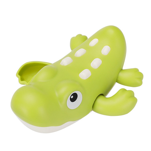 Cross-border hot selling baby bathroom chain cartoon crocodile duck shark puffer fish animal water bath toys wholesale