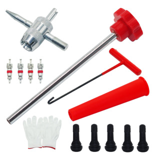 Valve installation kit Tire repair tool Tire repair Valve core valve core tool Mouth remover wrench