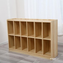 幼儿园收纳柜儿童玩具储物柜子蒙氏教柜书柜鞋柜区角柜书包柜