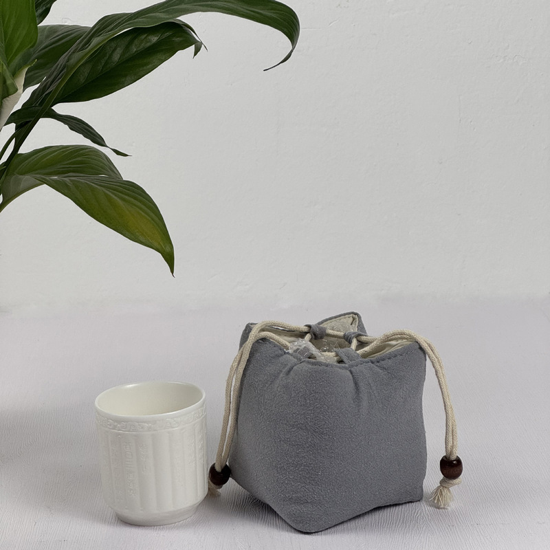 結婚式の部屋の結婚式のキャンディーハンドバッグ装飾屋外ティーセット収納袋文化玩具ジュエリーバンドルポケットティーカップ生地バッグ|undefined