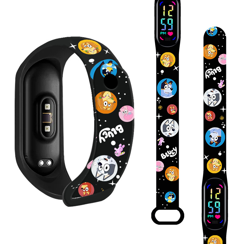 Bruoy printing electronic watch bracelet is suitable 5