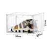 Transparent side opening (about 46 yards high -top sneakers)
