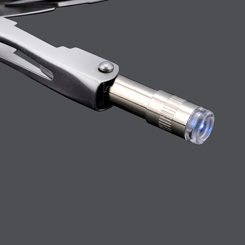SQT Shunquan multi-función herramienta alicates llevar luz LED mini alicates herramientas al aire libre regalo diario regalo