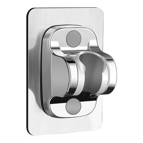 No-punch black shower head bracket, adjustable bathroom shower head hanging base, universal rain fixing base