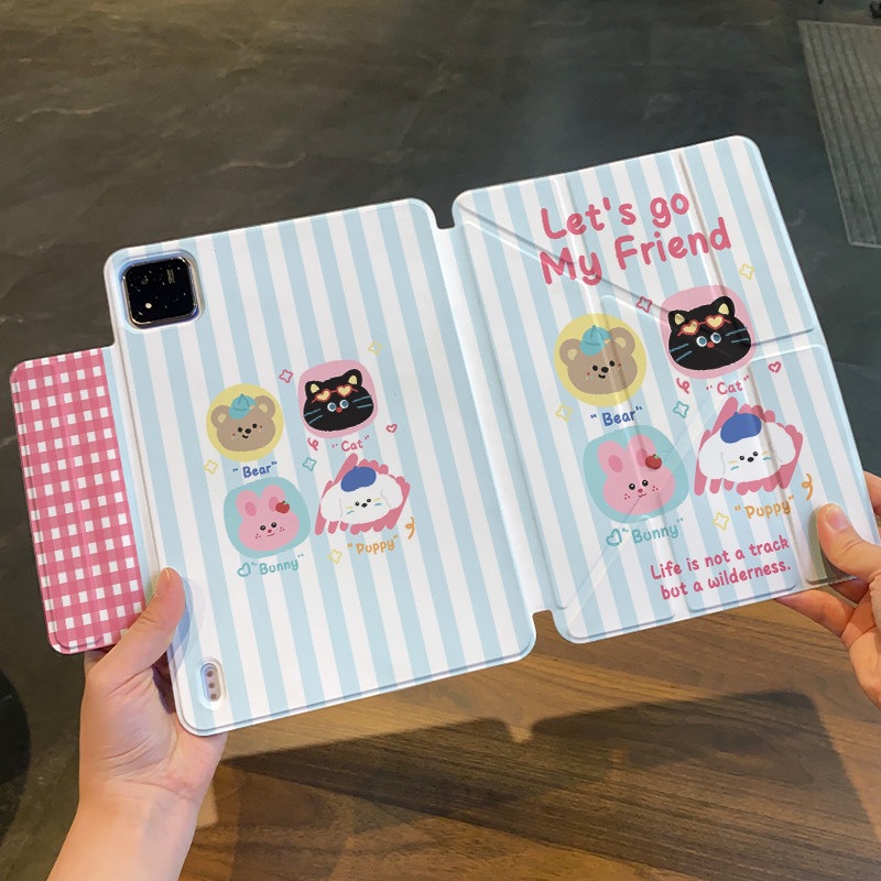 Funda Plegable para Tableta de 11,2 Pulgadas para Xiaomi 7/8 Pro, Silicona, Absorción Magnética, Con Soporte image 3
