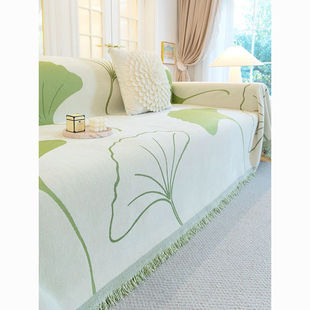 Sofa Cover Cloth Can Be Used on Both Sides for All Seasons, Chenille Anti-Slip and Anti-Cat Scratch Sofa Cover