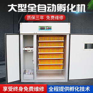 Free Shipping Incubator Fully Automatic Intelligent Incubator Medium and Large Breeding Incubator Chicken Duck Goose Pigeon Peacock Egg Incubation
