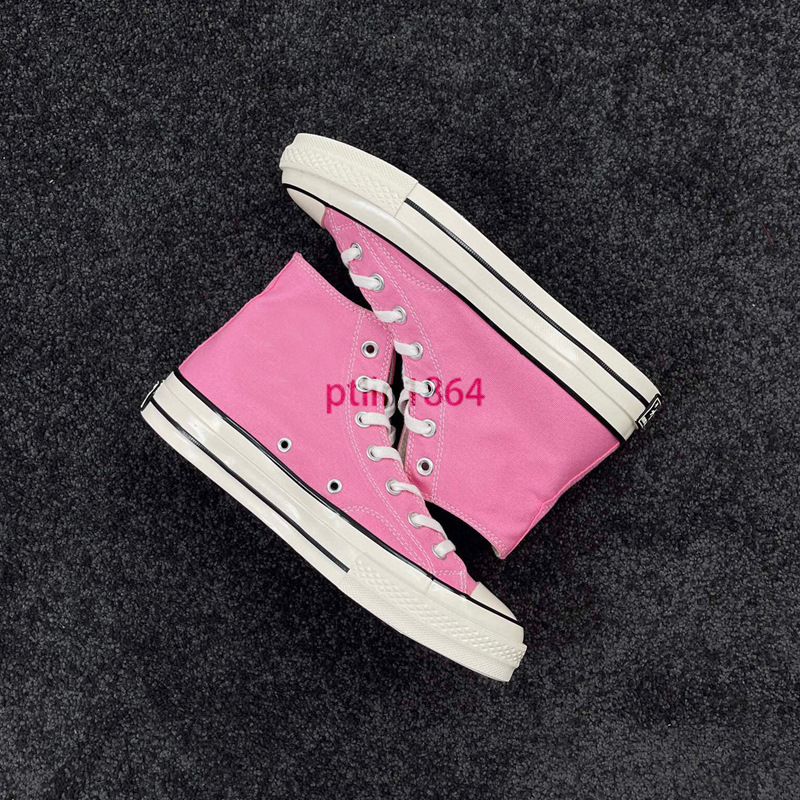 Auténticos zapatos de hombre Meiqi Converse aj 1970s zapatos de mujer zapatos de lona zapatos altos cremosos azules vulcanizados originales puros image 11