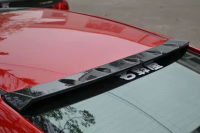 Spoiler Civic carbon fiber modified - 16-21-civic-shark-fin-top-wing