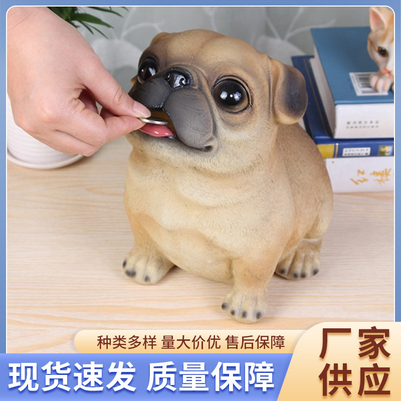 Lindo mascota alcancía perrito Banco Zodiaco perro alcancía regalo de los niños en línea popular Bago Teddy Bomei Corgi
