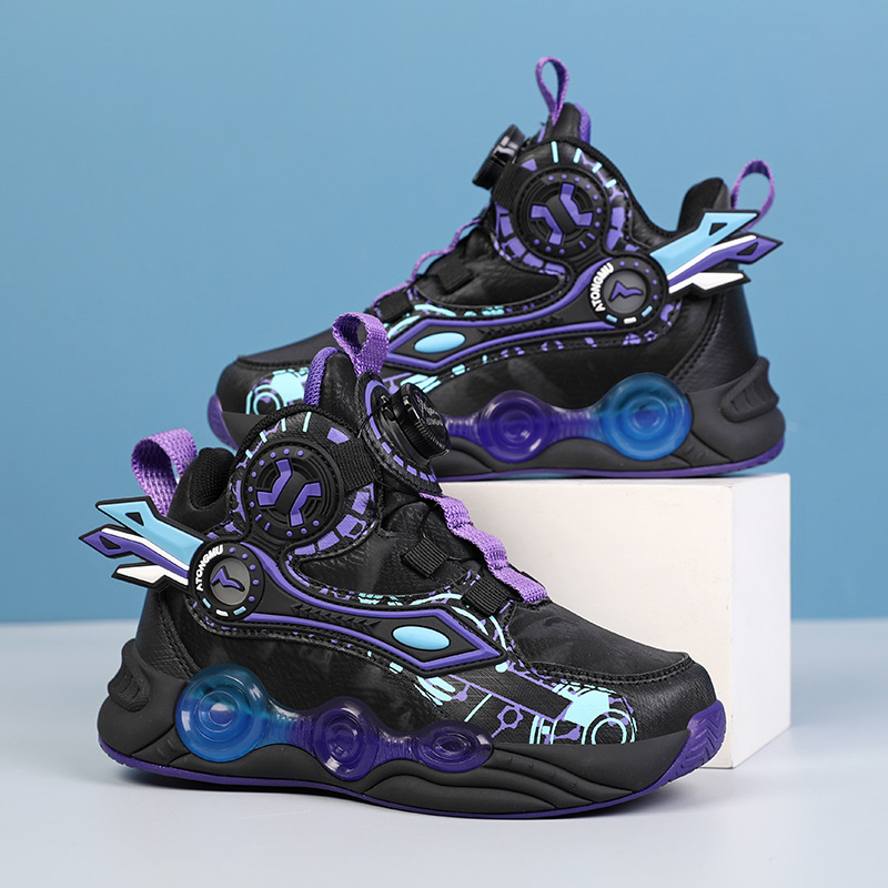 Zapatos para niños zapatos deportivos para niños 2025 nuevos zapatos de baloncesto para niños de otoño entrenamiento antideslizante para estudiantes