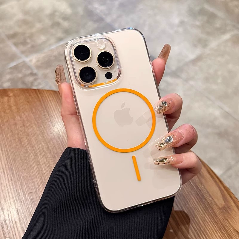 Apple, совместимый прозрачный чехол для телефона, iPhone 15, защитный чехол, 16Pro Max