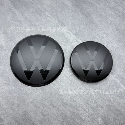 Suitable for Volkswagen New Golf 8 Car Logo Modified Tailgate Letter Sticker Golf/R/Mk8.5Gti Black Label 300Tsi (Car logo) - front-mark-back-mark-covered