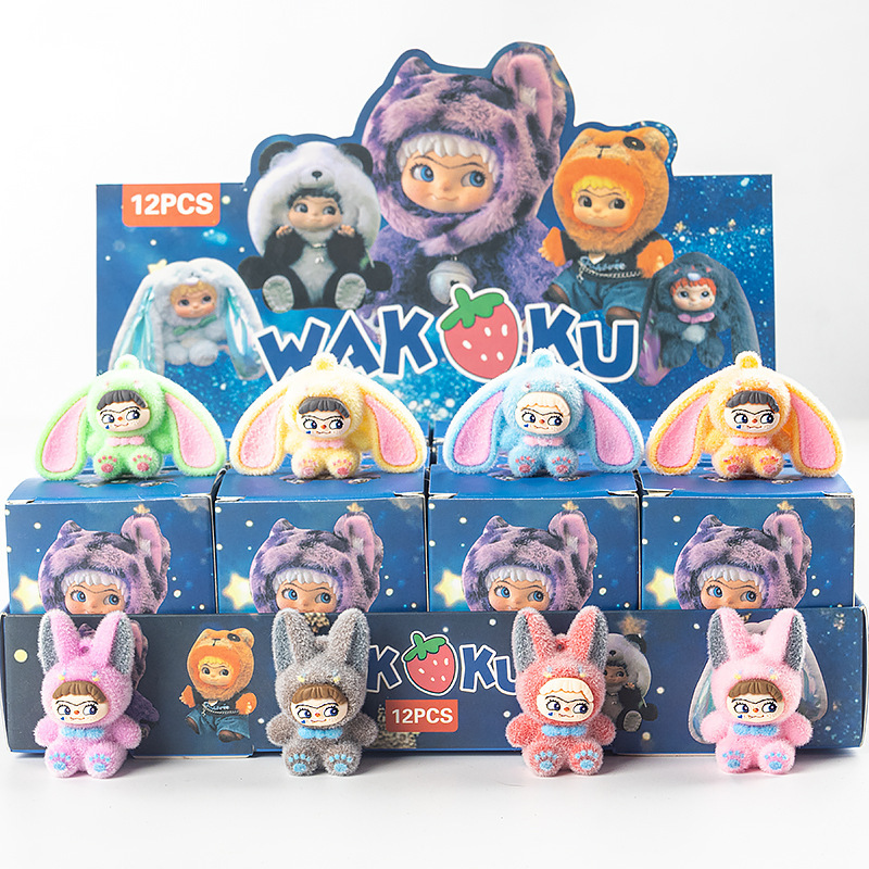 ラブブワンピースオーナメントラブブバブルマート子供のおもちゃトレンディなおもちゃ人形ハンドフィギュアブラインドバッグブラインドボックス|undefined