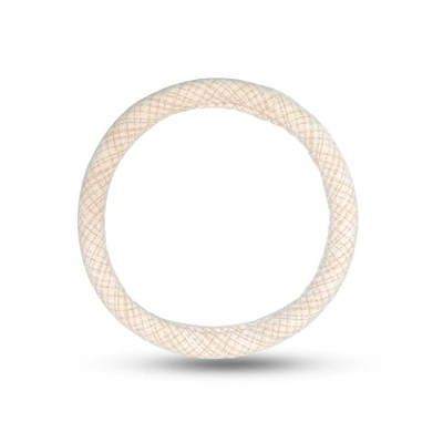 Bow-Knot Car Steering Wheel Cover, Steering wheel cover - small-fragrant-style-milk-tea-color-steering-wheel-cover-38cm